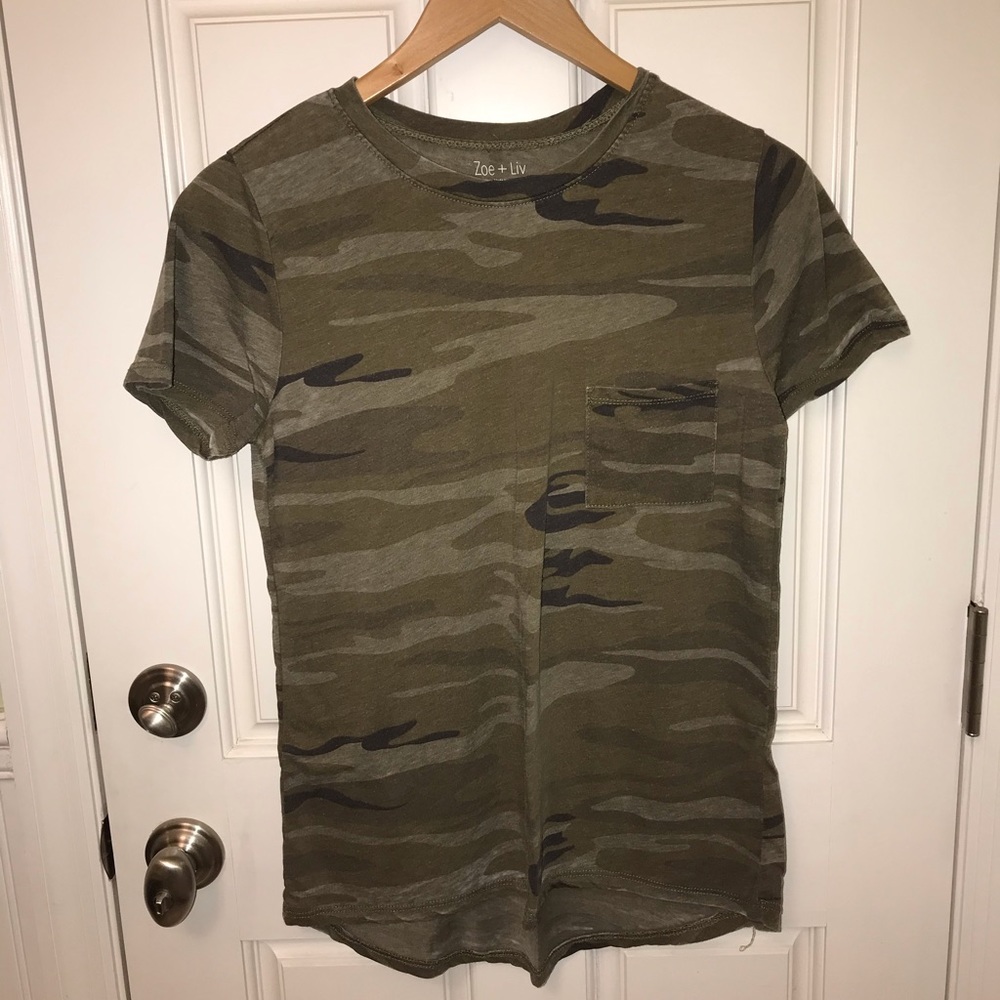 Camouflage Pocket Top